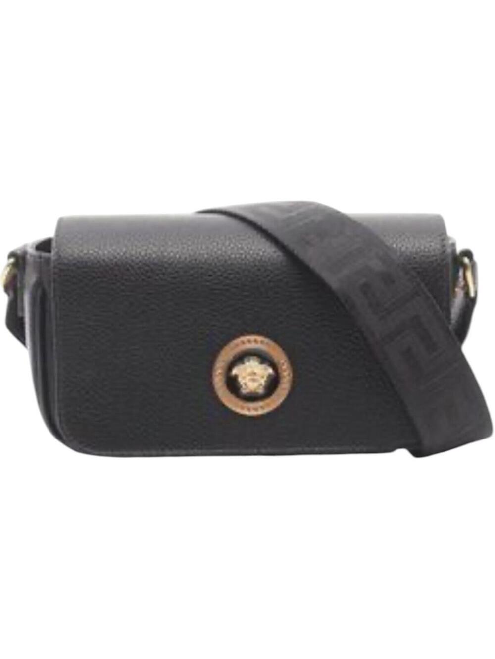 Versace Medusa Pebbled Leather Crossbody Bag NWT